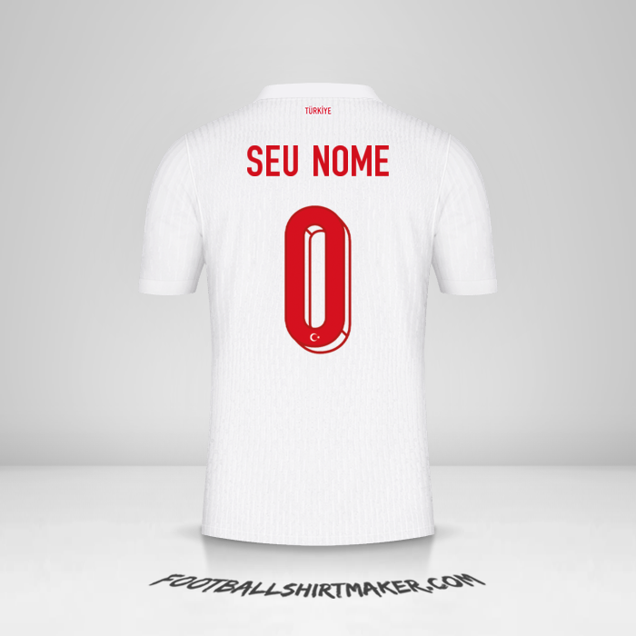 Camisa Turquia 2024 -  seu nome - 0