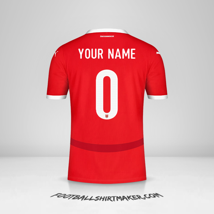 Shirt Austria 2024 -  your name - 0