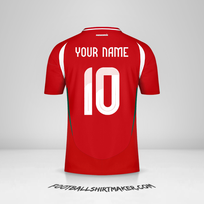 Hungary 2024 shirt number 10 your name