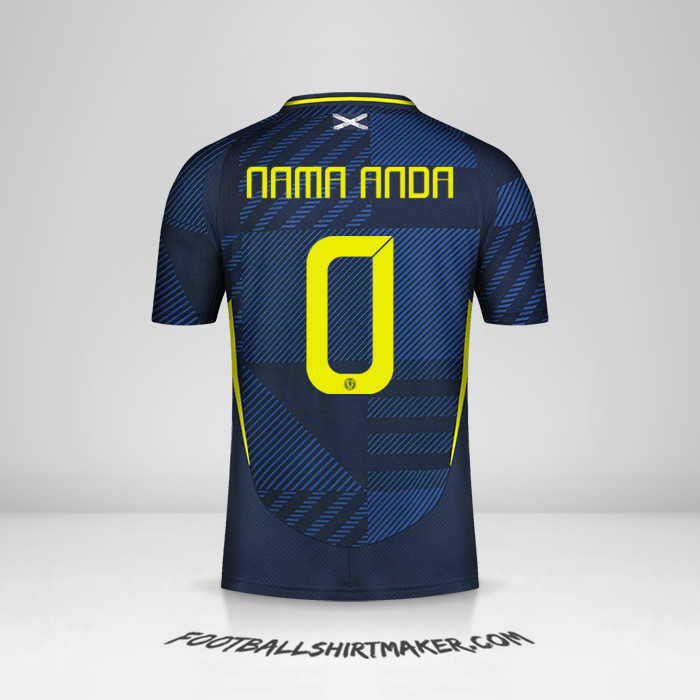 Jersey Skotlandia 2024 -  nama anda - 0