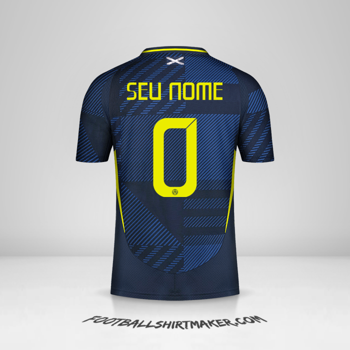 Camisa Escócia 2024 -  seu nome - 0