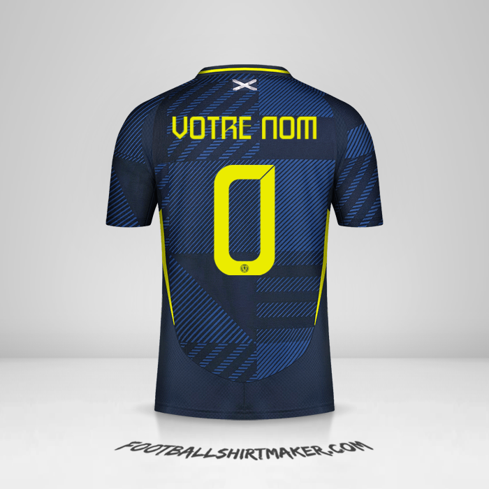 Maillot Écosse 2024 -  votre nom - 0