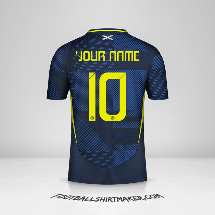 Scotland 2024 shirt number 10 your name