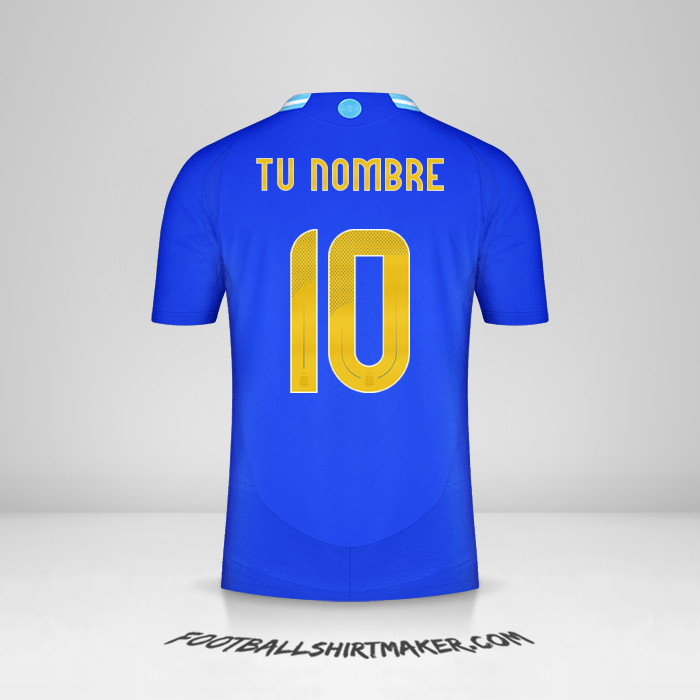 Camiseta Argentina 2024 II número 10 tu nombre