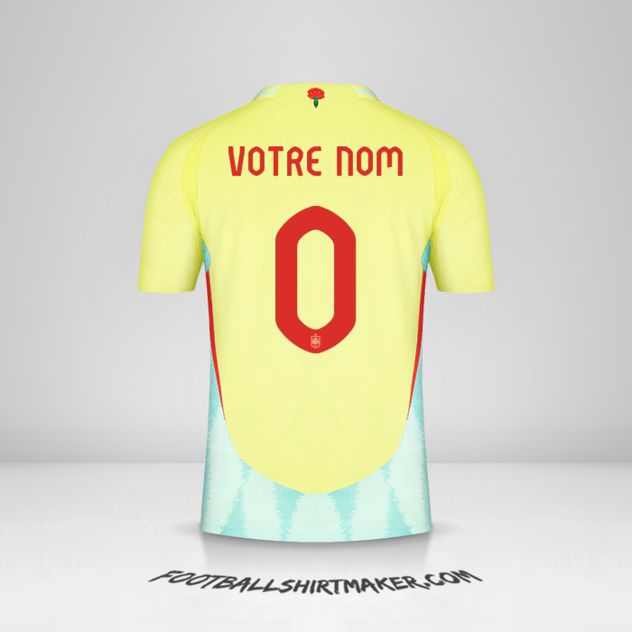 Maillot Espagne 2024 II -  votre nom - 0