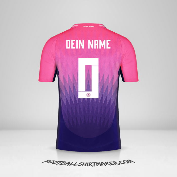 Trikot Deutschland 2024 II -  dein name - 0