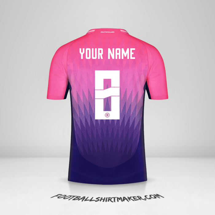 Germany 2024 II jersey number 8 your name