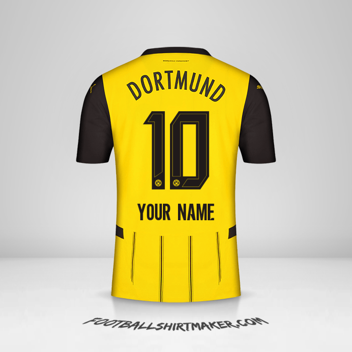 Borussia Dortmund 2024/2025 shirt number 10 your name