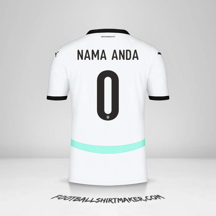 Jersey Austria 2024 II -  nama anda - 0