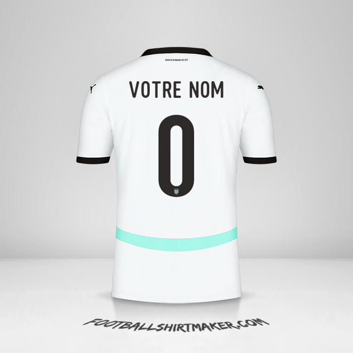 Maillot Autriche 2024 II -  votre nom - 0