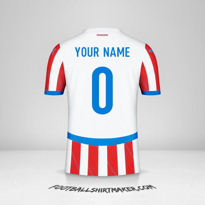 Shirt Paraguay 2024 -  your name - 0