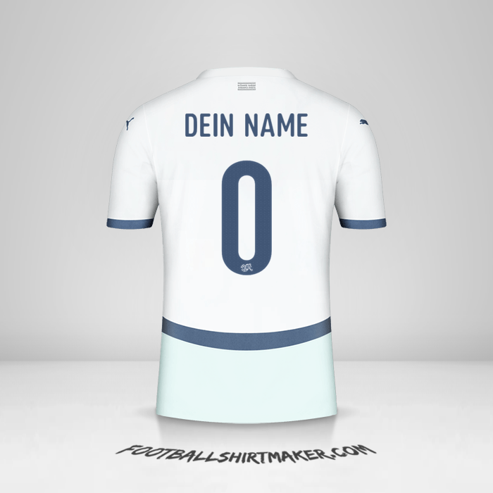 Trikot Schweiz 2024 II -  dein name - 0