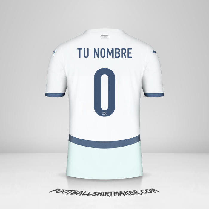 Camiseta Suiza 2024 II -  tu nombre - 0