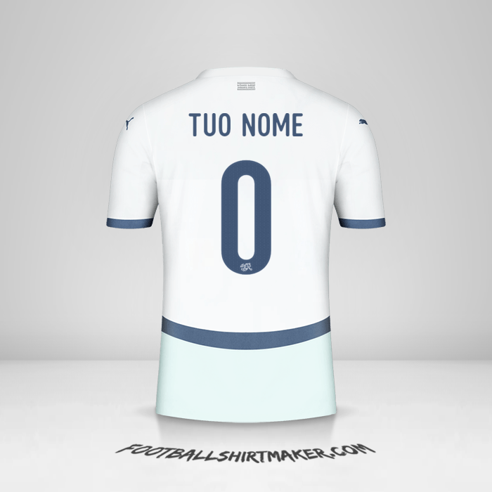 Maglia Svizzera 2024 II -  tuo nome - 0