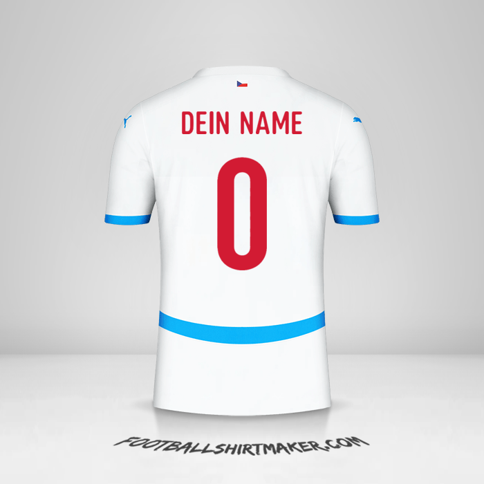 Trikot Tschechien 2024 II -  dein name - 0