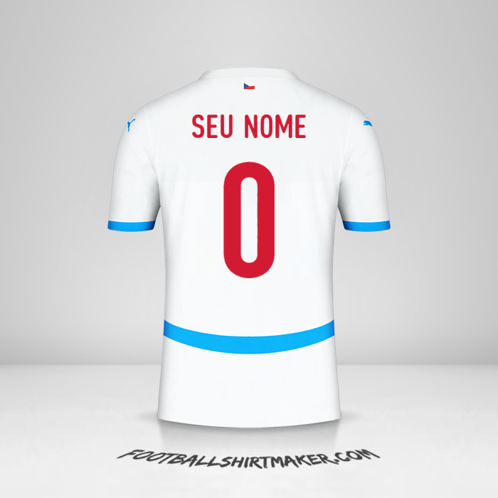 Camisa República Tcheca 2024 II -  seu nome - 0