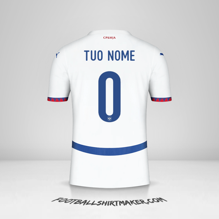 Maglia Serbia 2024 II -  tuo nome - 0