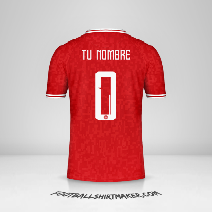 Camiseta Dinamarca 2024 -  tu nombre - 0