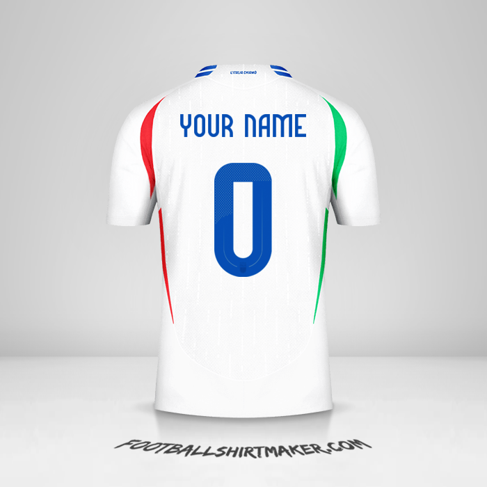 Shirt Italy 2024 II -  your name - 0