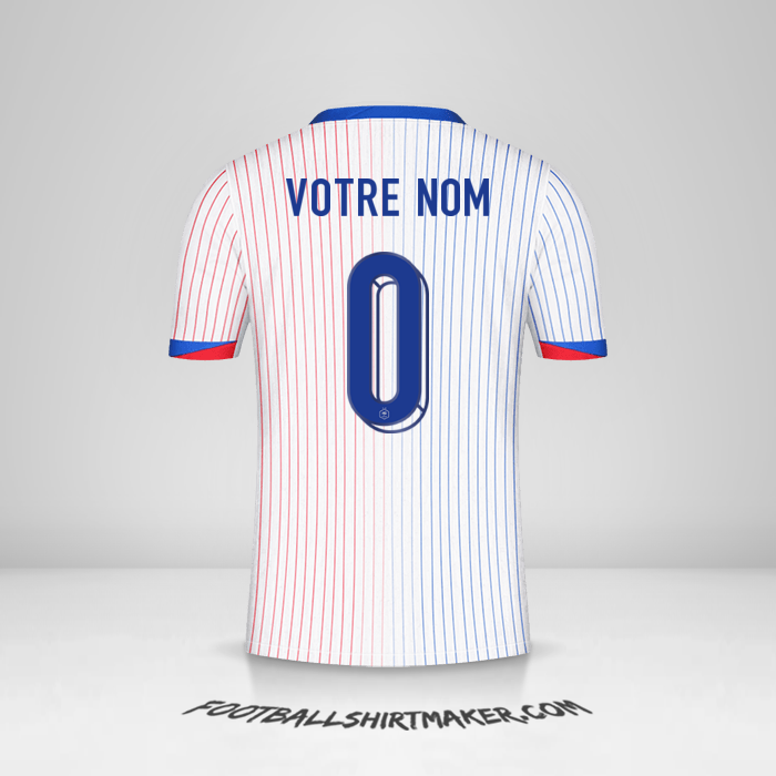 Maillot France 2024 II -  votre nom - 0