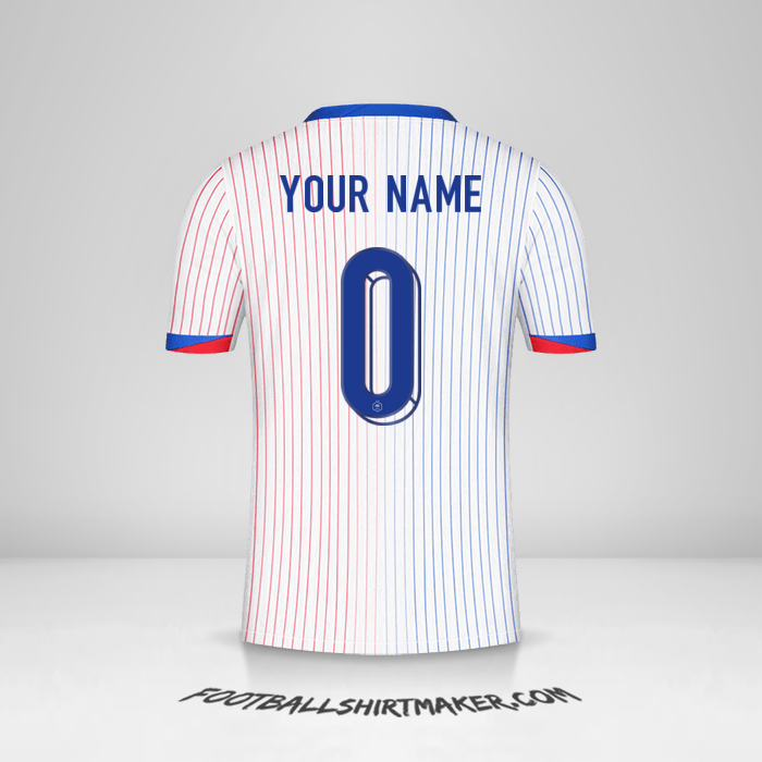 France 2024 II shirt number 0 your name