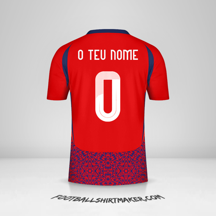 Camisola Costa Rica 2024 -  o teu nome - 0