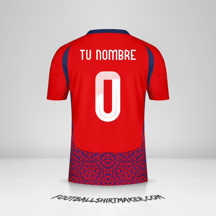 Camiseta Costa Rica 2024 -  tu nombre - 0