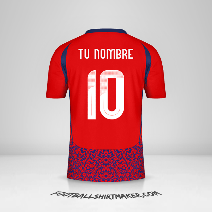 Jersey Costa Rica 2024 número 10 tu nombre