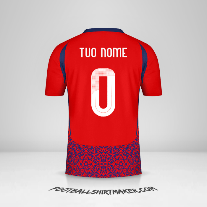 Maglia Costa Rica 2024 -  tuo nome - 0