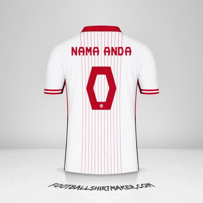 Jersey Kanada 2024 II -  nama anda - 0