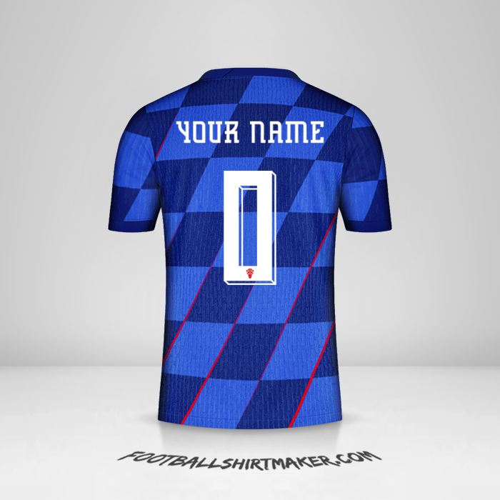 Shirt Croatia 2024 II -  your name - 0