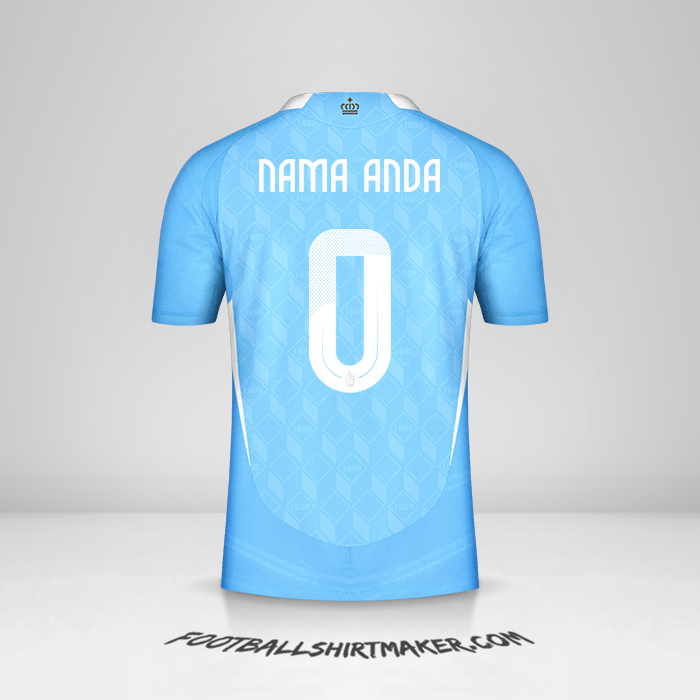 Jersey Belgia 2024 II -  nama anda - 0