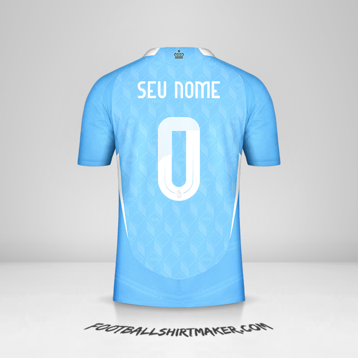 Camisa Bélgica 2024 II -  seu nome - 0