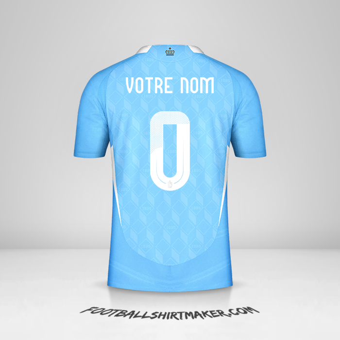 Maillot Belgique 2024 II -  votre nom - 0