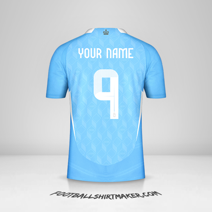 Belgium 2024 II shirt number 9 your name