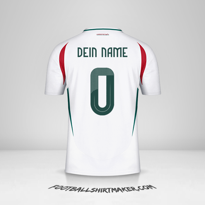 Trikot Ungarn 2024 II -  dein name - 0