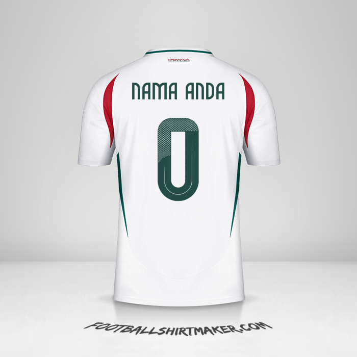 Jersey Hongaria 2024 II -  nama anda - 0