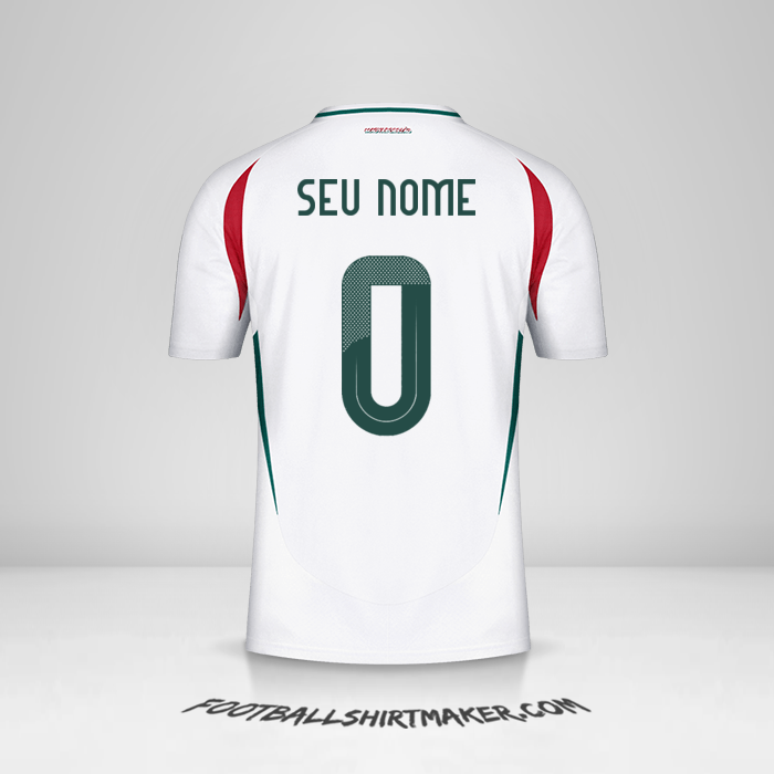 Camisa Hungria 2024 II -  seu nome - 0