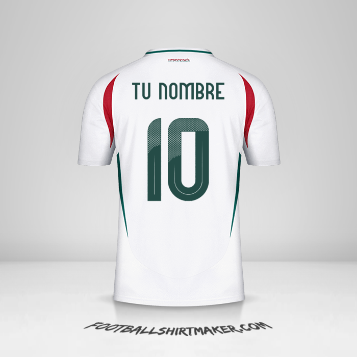 Camiseta Hungria 2024 II número 10 tu nombre