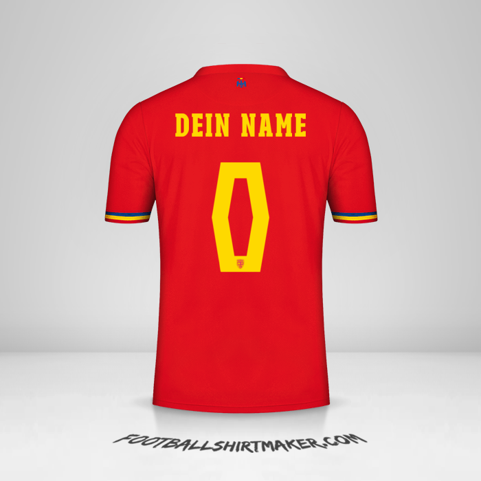 Trikot Rumänien 2024 II -  dein name - 0