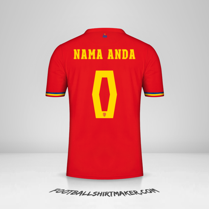 Jersey Rumania 2024 II -  nama anda - 0