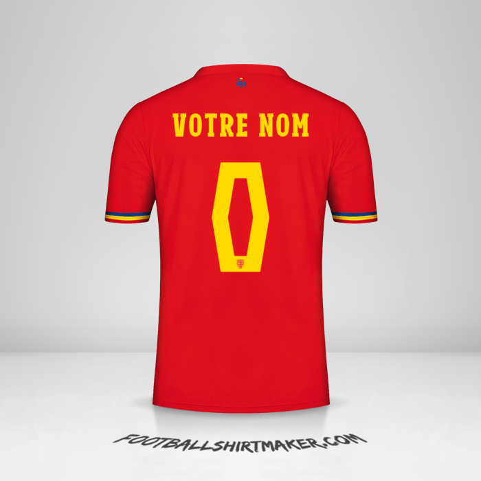 Maillot Roumanie 2024 II -  votre nom - 0