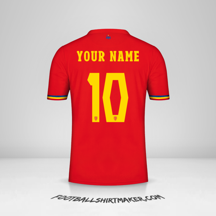 Romania 2024 II shirt number 10 your name