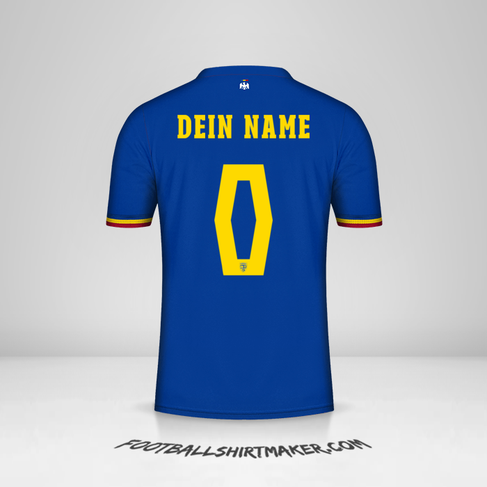 Trikot Rumänien 2024 III -  dein name - 0