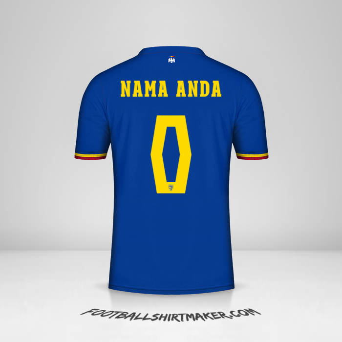 Jersey Rumania 2024 III -  nama anda - 0