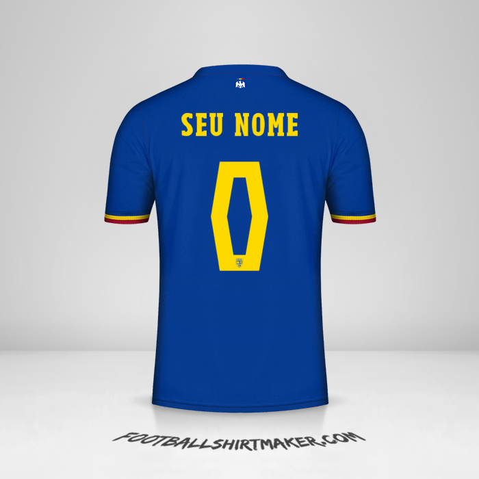 Camisa Romênia 2024 III -  seu nome - 0