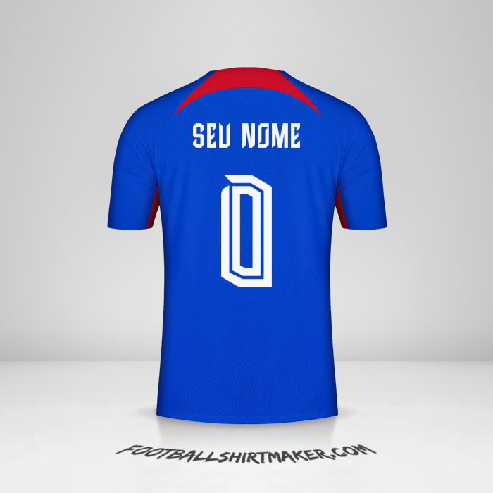 Camisa Eslováquia 2024 -  seu nome - 0