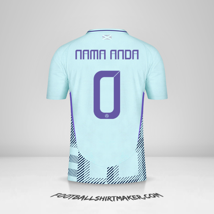 Jersey Skotlandia 2024 II -  nama anda - 0