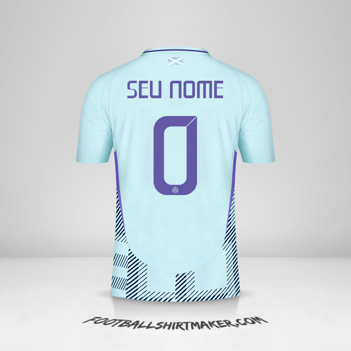 Camisa Escócia 2024 II -  seu nome - 0