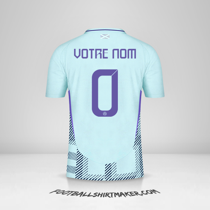 Maillot Écosse 2024 II -  votre nom - 0